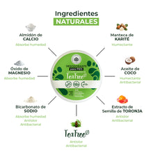 Cargar imagen en el visor de la galería, Desodorante de pies con Tea Tree 50gr