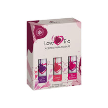 Cargar imagen en el visor de la galería, LOVE TRIO Aceites para Masaje en Pareja