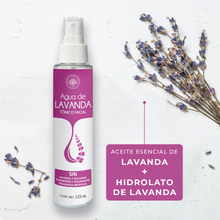 Cargar imagen en el visor de la galería, Agua de Lavanda + Aloe Vera Tónico Facial Sin Alcohol