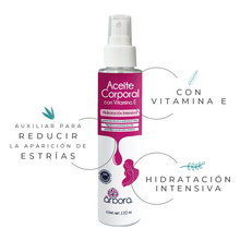 Cargar imagen en el visor de la galería, ACEITE CORPORAL HIDRATACIÓN INTENSIVA- Vitamina E 120ml SKU: 7502306460555