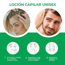 Cargar imagen en el visor de la galería, Loción Capilar Antícaída. Con Aceites Esenciales de Romero, Lavanda y Tea Tree. 60ml.