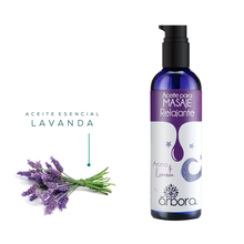 Cargar imagen en el visor de la galería, 2 Pack Aceite de Vainilla y Sándalo + Aceite de Lavanda para Masaje