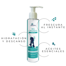 Cargar imagen en el visor de la galería, Crema Hidratante Pies Cansados Menta + Mentol + Tea Tree 120ml