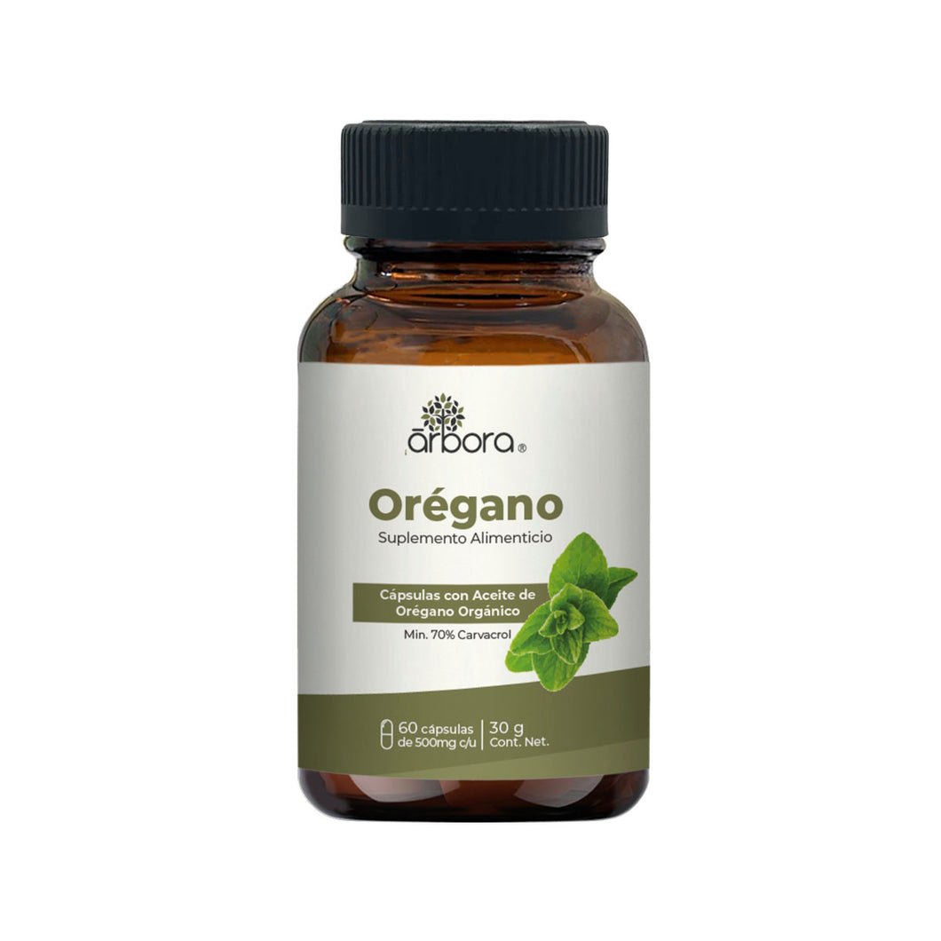 Cápsulas de Aceite de Orégano - 60 Caps