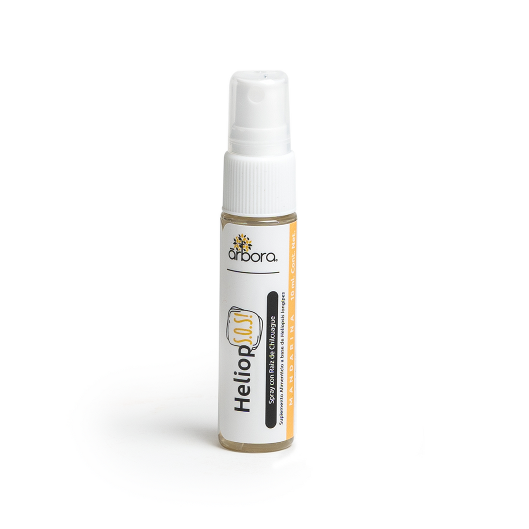 10 Piezas - HELIOPSOS Spray con Chilcuague MANDARINA + Costo Repartidor