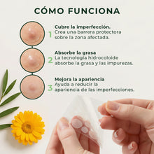 Cargar imagen en el visor de la galería, Parches invisibles para imperfecciones con Tea Tree + Caléndula  - 36 Parches
