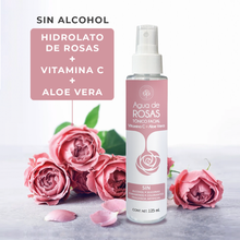 Cargar imagen en el visor de la galería, KIT Aceite Almendras Dulces + Agua de Rosas con Aloe Vera
