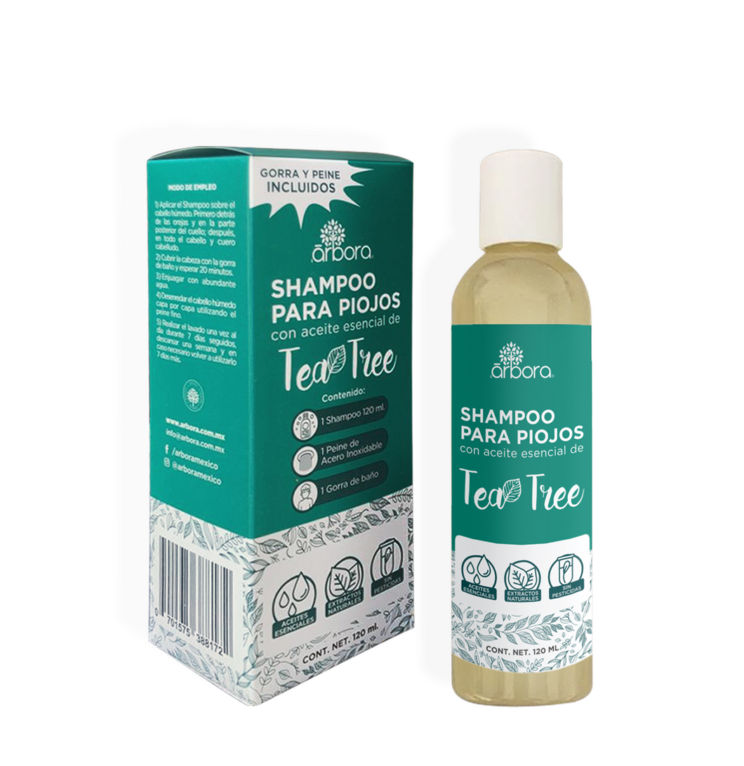 Shampoo para Piojos - TEA TREE & NEEM